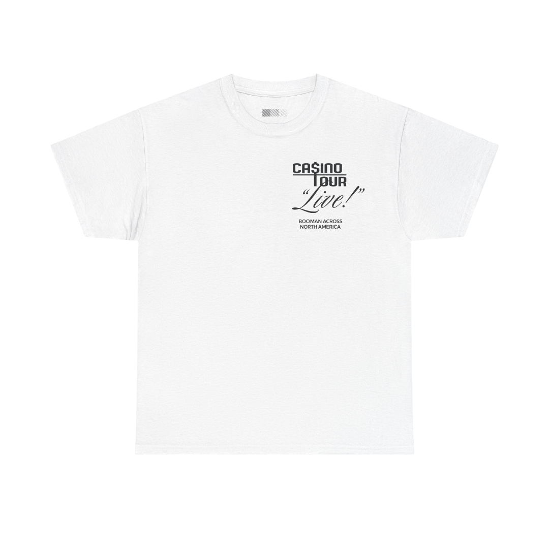 Baby Keem Merch - Ca$ino World Tour Dates T-Shirt