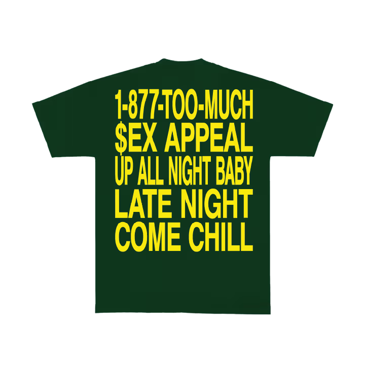 Baby Keem Merch - Ca$ino Sex Appeal Green Tee