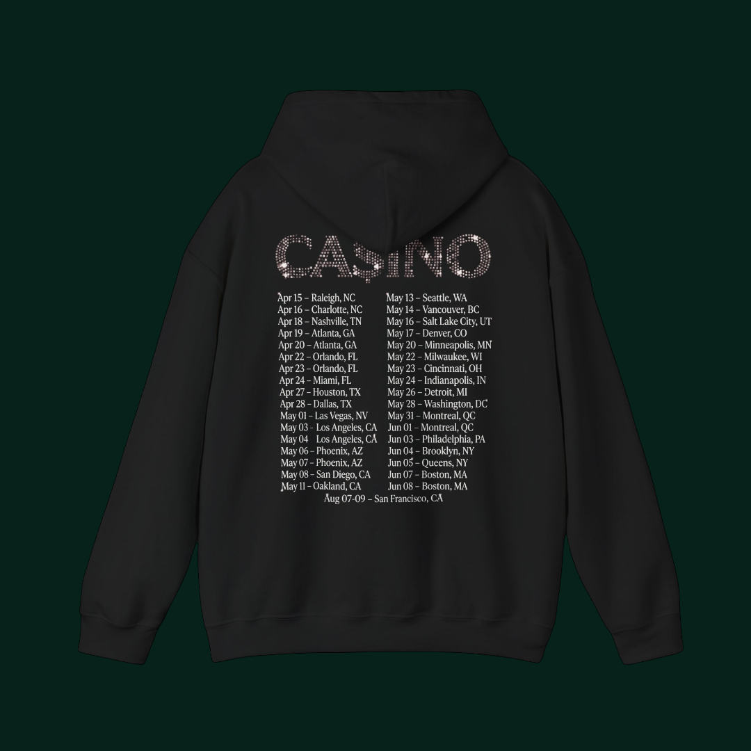 Baby Keem Merch - Face Shadow Tour Dates Hoodie