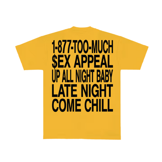 Baby Keem Merch - Ca$ino Appeal Yellow Tee