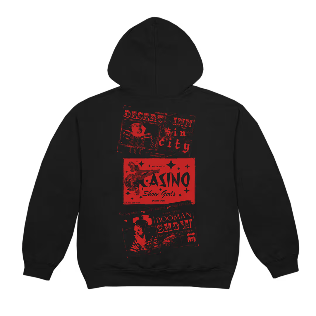 Baby Keem Merch - Ca$ino Cards Hoodie