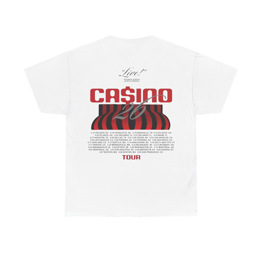 Baby Keem Merch - Ca$ino World Tour Dates T-Shirt