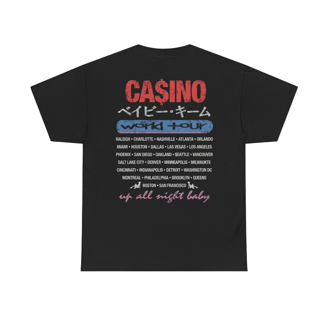Baby Keem Merch - Ca$ino World Tour T-Shirt