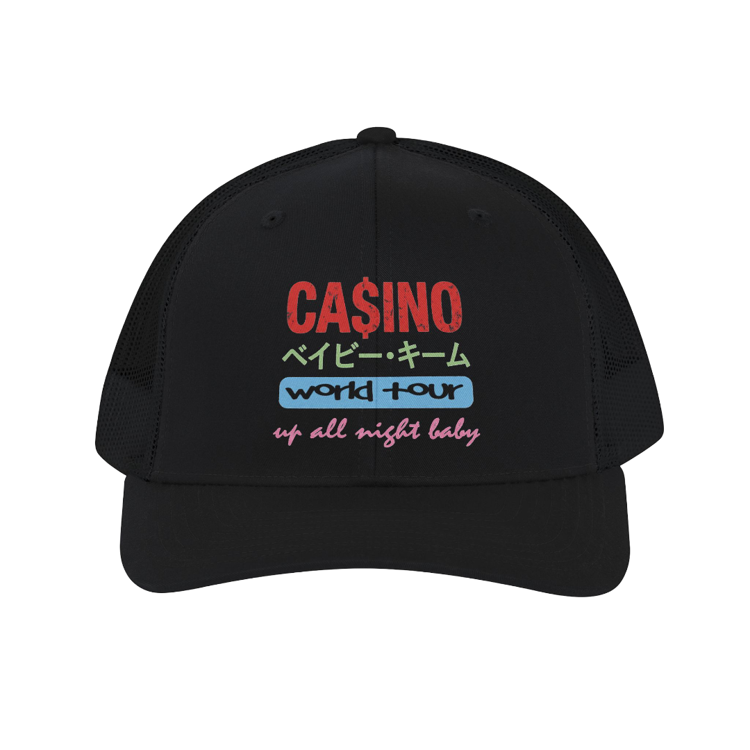 Baby Keem Merch - Ca$ino World Tour Trucker Hat