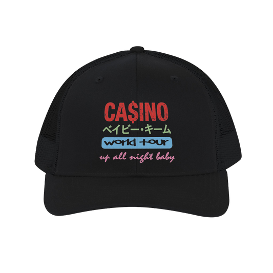 Baby Keem Merch - Ca$ino World Tour Trucker Hat